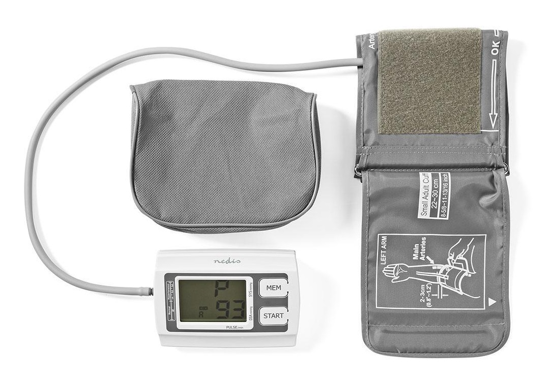 Blood pressure monitor, BLPR110WT, NEDIS