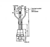 Тиристор BStL35 90, 1350V, 150A, мощен