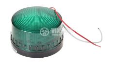 Signal lamp LTE-5061 12VDC green with screws