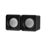 Speakers CS-10, for PC, 2x3W, 90~20000Hz, USB, KOM1150, Rebel
