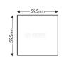 LED панел за вграждане 40W, квадрат, 220VAC, 4000lm, 4200K, неутралнобял, 595x595mm, SLIM, BP16-46610 - 2 - Викиват LED панел за вграждане 40W, квадрат, 220VAC, 4000lm, 4200K, неутралнобял, 595x595mm, SLIM, BP16-46610 - 2