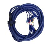 Професионален, свързващ кабел, 8xRCA/m-8xRCA/m, 6m