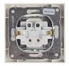 Two-way Switch, 10A, 250VAC, for built-in, white - 3