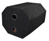 Speaker subwoofer box 10in, 450x360x365mm, octagonal, plywood - 2