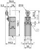 Limit switch with spring return - 4