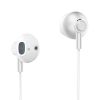Headphones with microphone, white - 2