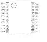 Интегрална схема 74HC244, TTL съвместима, Octal buffer/line driver; 3-state, DIP20 - 2 - Викиват Интегрална схема 74HC244, TTL съвместима, Octal buffer/line driver; 3-state, DIP20 - 2