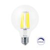 LED filament лампа, 8W, E27, G95, 230VAC, 806lm, 3000K, топлобяла, сфера, BA41-60820, димируема - 1