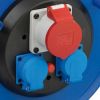 Extension reel, Brennenstuhl, GARANT, 3-way, 30m, 5x1.5mm2, thermal protection, blue, 1182730 - 2