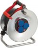 Extension reel, Brennenstuhl, GARANT, 3-way, 25m, 3x2.5mm2, thermal protection, 1198350 - 1