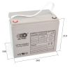 Energy storage gel battery, 12V, 75Ah, M6, OT75-12(GEL)/CD - 2