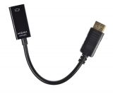 Adapter DP M to HDMI F, black, 0.15m