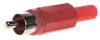 Connector F-837, RCA, M, red
 - 1