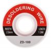 Desoldering wire ZD-180, 2.5mm x 1.5m
 - 1