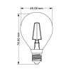 LED FILAMENT bulb 4W, E14, 230VAC - 2