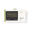 Weather station with thermometer barometer alarm calendar - 5