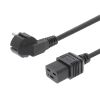Power Cord, VMPC-ST6-3X15-BL2, 3x1.5mm2, 2m, Schuko 90° angled, black, PVC
 - 1