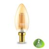 Braytron® | LED filament bulb (candle) 4W | 2200K | amber | E14 - 1