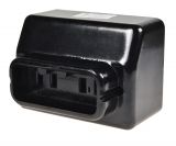Power electrical socket 16A,  380V,  black,  surface,  three-phase,  920049