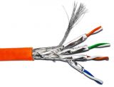 LAN кабел SFTP Cat.7, 8 провод., 0.26mm2, едножичен, мед 100643