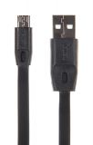 Кабел за телефон Micro USB към USB, 1m, черен, REMAX