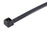 Cable tie T80I-PA66W-BK, 300x4.7mm, black, UV-resistant, HellermannTyton, 111-08290, package of 100 pieces