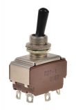Toggle switch П2Т-1, 6A/250VAC, DP3T, ON-OFF-ON
