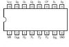 IC 74S194, TTL S series, 4-BIT BIDIRECTIONAL UNIVERSAL SHIFT REGISTER, DIP16 - 2