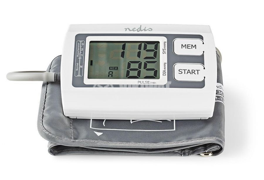 Апарат за измерване на кръвно налягане Nedis BLPR110WT