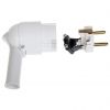 Electrical plug 90° angled 230V 16A with easy-to-take mechanism white - 2