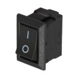 Rocker switch, 2 positions, OFF-ON, 10A/250VAC, hole size 19x13mm