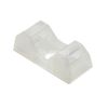 Screw Cable tie holder CTQM5-PA66-NA-C1, 6.7x9.5x21mm, white, 5mm, round, 151-10920 - 1