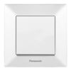 Electrical switch (single) circuit 1 built-in white 10А 250V Arkedia Panasonic WMTC0001-2WH