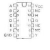Интегрална схема 7430/К155ЛА2, TTL, 8-INPUT POSITIVE-NAND GATES, DIP14 - 2
