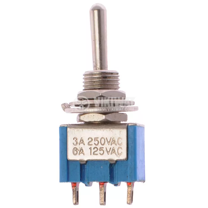 TruComponents 783035 Toggle Switch Panel Mount SPST Non-Illuminated