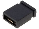 Connector jumper transition 2.54mm raster black