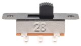 Switch 2 positions 1A/24V DPDT ON-ON with a screw