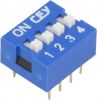 Microswitch DIP slider 0.05A/12VDC ON-OFF THT - 1