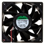 Fan, 12VDC, 92x92x38mm, 5.6W, with a ball bearing, 155.79m³/h, PMD1209PMB3-A(2).GN, brushless