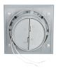 Мощен вентилатор за баня с клапа стъкло инокс MM-9/06 - 3