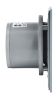 Вентилатор за тоалетна със стъклен панел квадрат - монтажен отвор ф100мм, инокс, ММоторс - 4