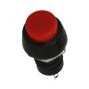 Button switch OFF - (ON), hole ф10, 1A/250VAC, SPST