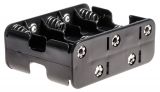 Battery holder, 10xAA, with terminals 6F22