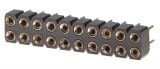 Connector pin header type, 20 contacts, THT on PCB, raster 2.54mm