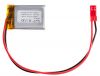 Rechargeable battery 3.7V 190mAh Li-Po with wires and socket - 1