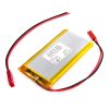 Rechargeable battery 3.7V 2600mAh Li-Po with wires and socket