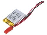 Rechargeable battery 3.7V, 300mAh, Li-Po, with wires and socket, AKYGA BATTERY