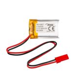 Акумулаторна батерия 3.7V, 300mAh, Li-Po, с проводници и букса, AKY0657, AKYGA BATTERY