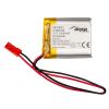 Акумулаторна батерия 3.7V, 1200mAh, Li-Po, с проводници и букса, AKY0622, AKYGA BATTERY
