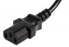 Power supply cable 3x1mm2, 1.8m, Schuko 90° angled, black, polyvinyl chloride (PVC) 
 - 2